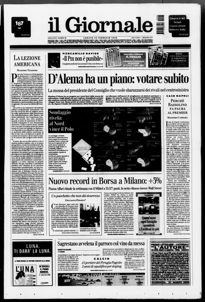 Il giornale : quotidiano del mattino